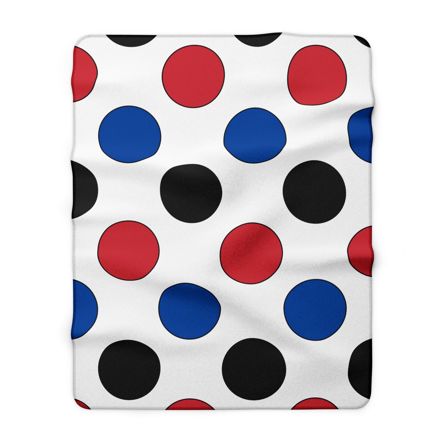 Republic Of Korea Retro Polka Dots Blanket Throw