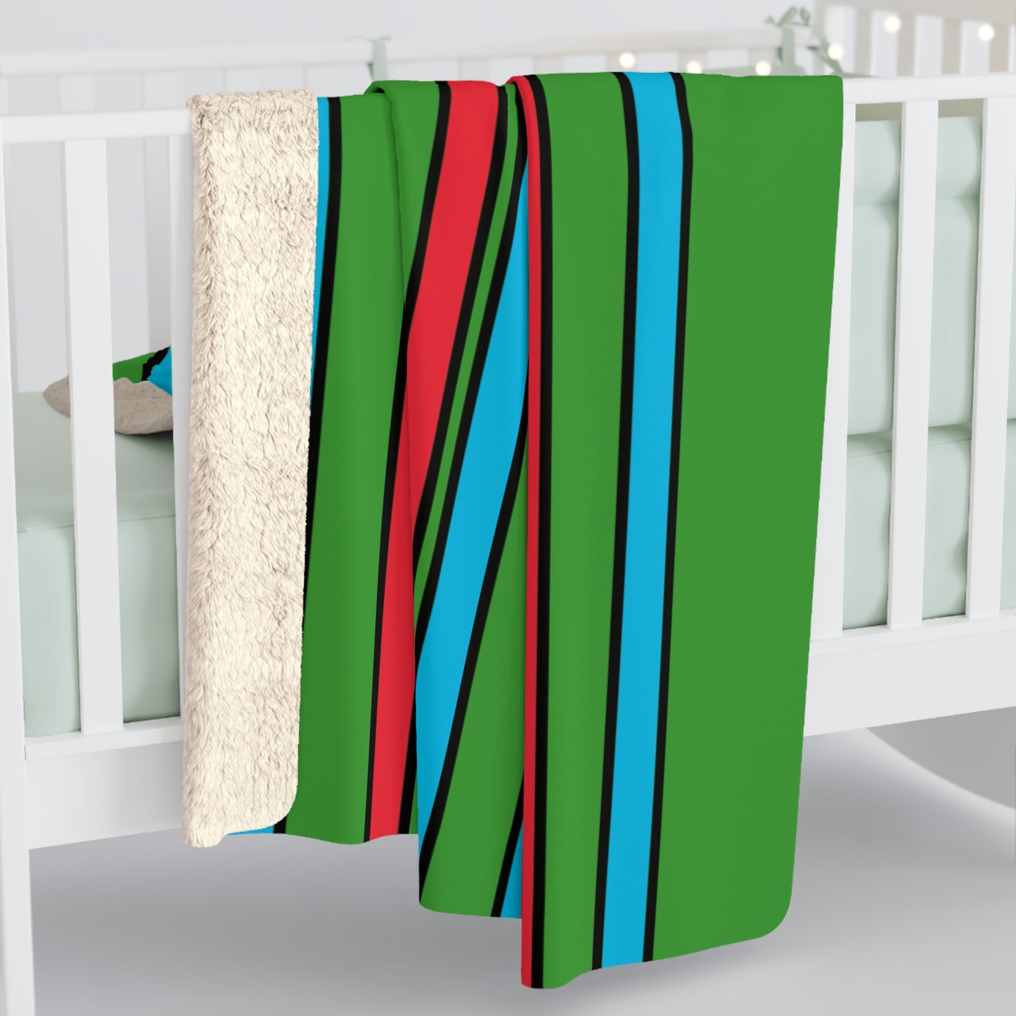 Azerbaijan Retro Stripes Blanket Throw