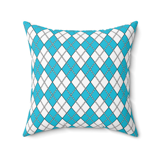 Honduras Retro Argyle Cushion Pillow
