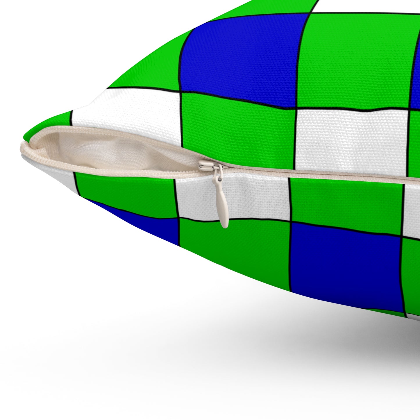 Sierra Leone Retro Check Cushion Pillow
