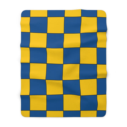 Sweden Retro Check Blanket Throw