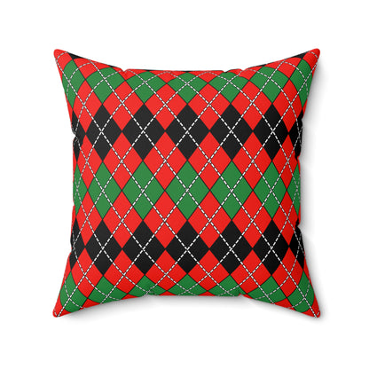 Malawi Retro Argyle Cushion Pillow