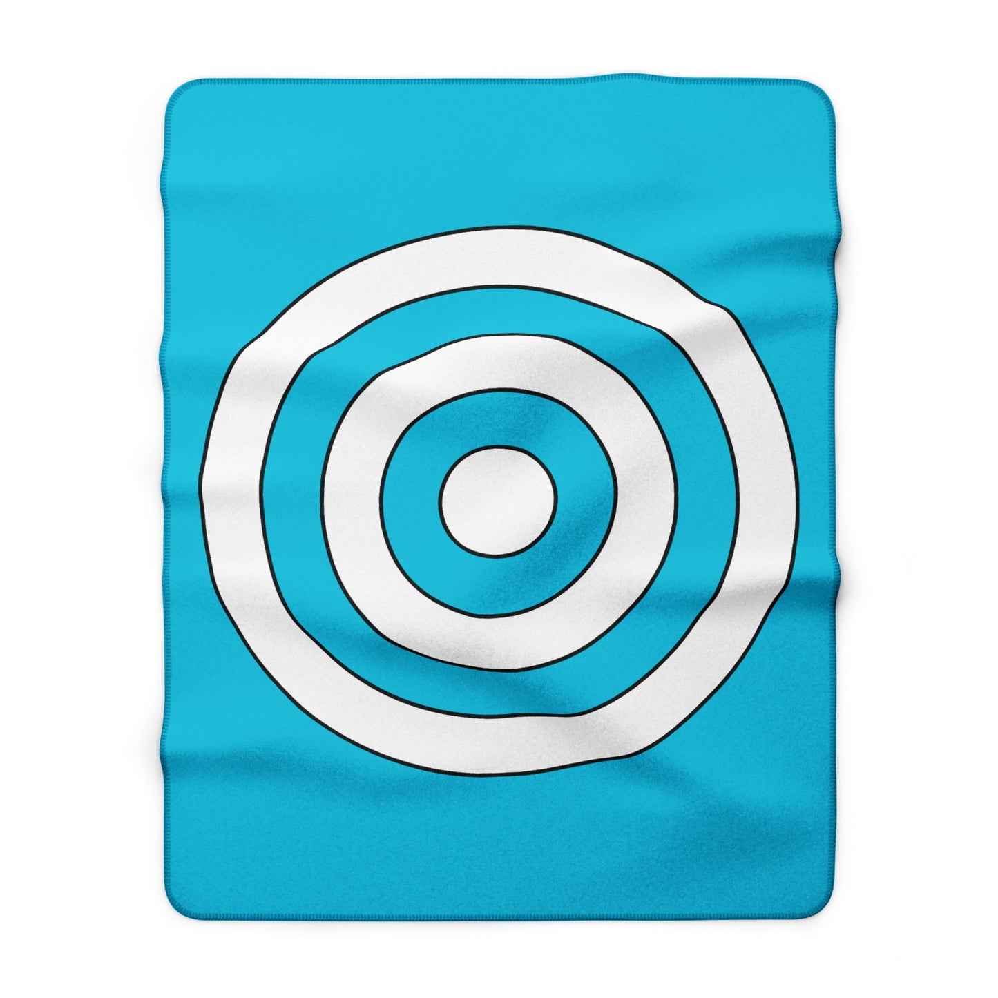 Honduras Retro Target Blanket Throw