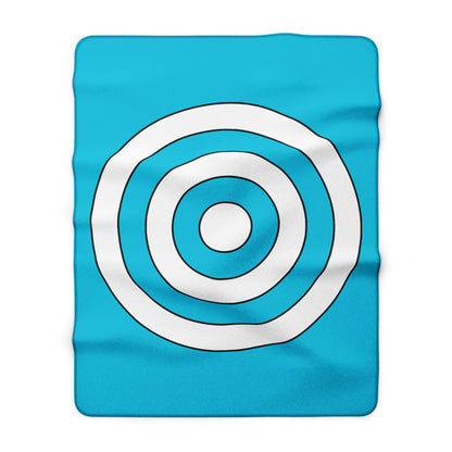 Honduras Retro Target Blanket Throw