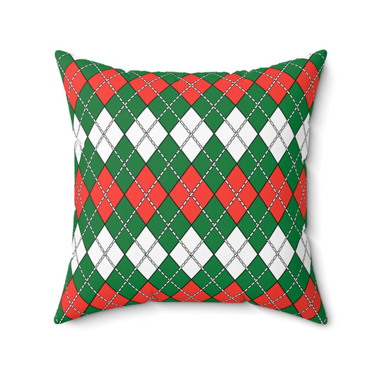 Madagascar Retro Argyle Cushion Pillow