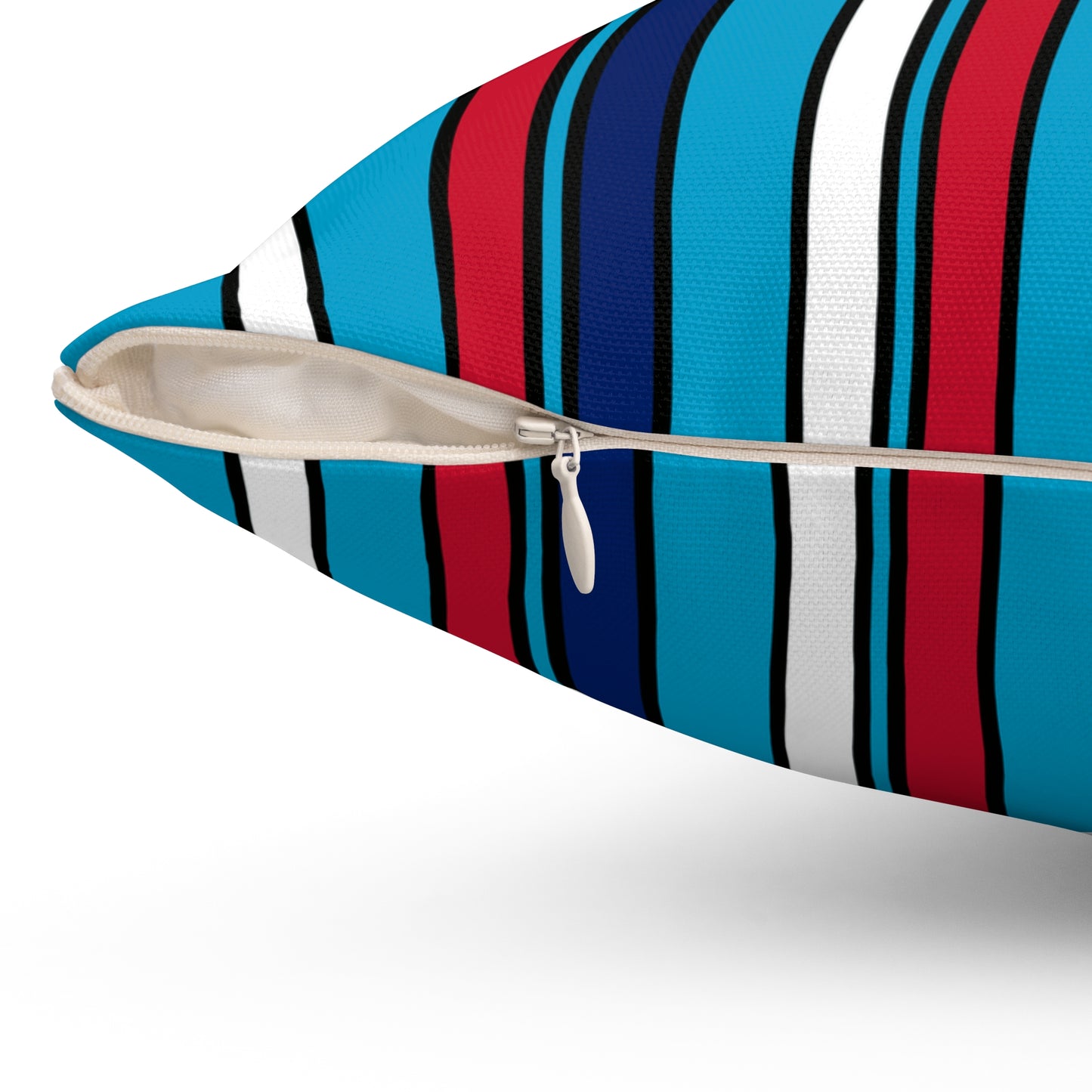 Tuvalu Retro Stripes Cushion Pillow