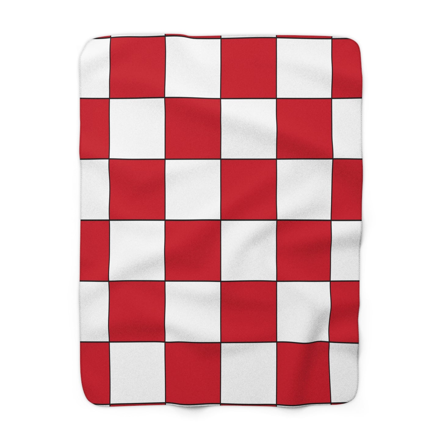 Bahrain Retro Check Blanket Throw