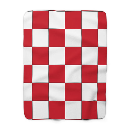 Bahrain Retro Check Blanket Throw