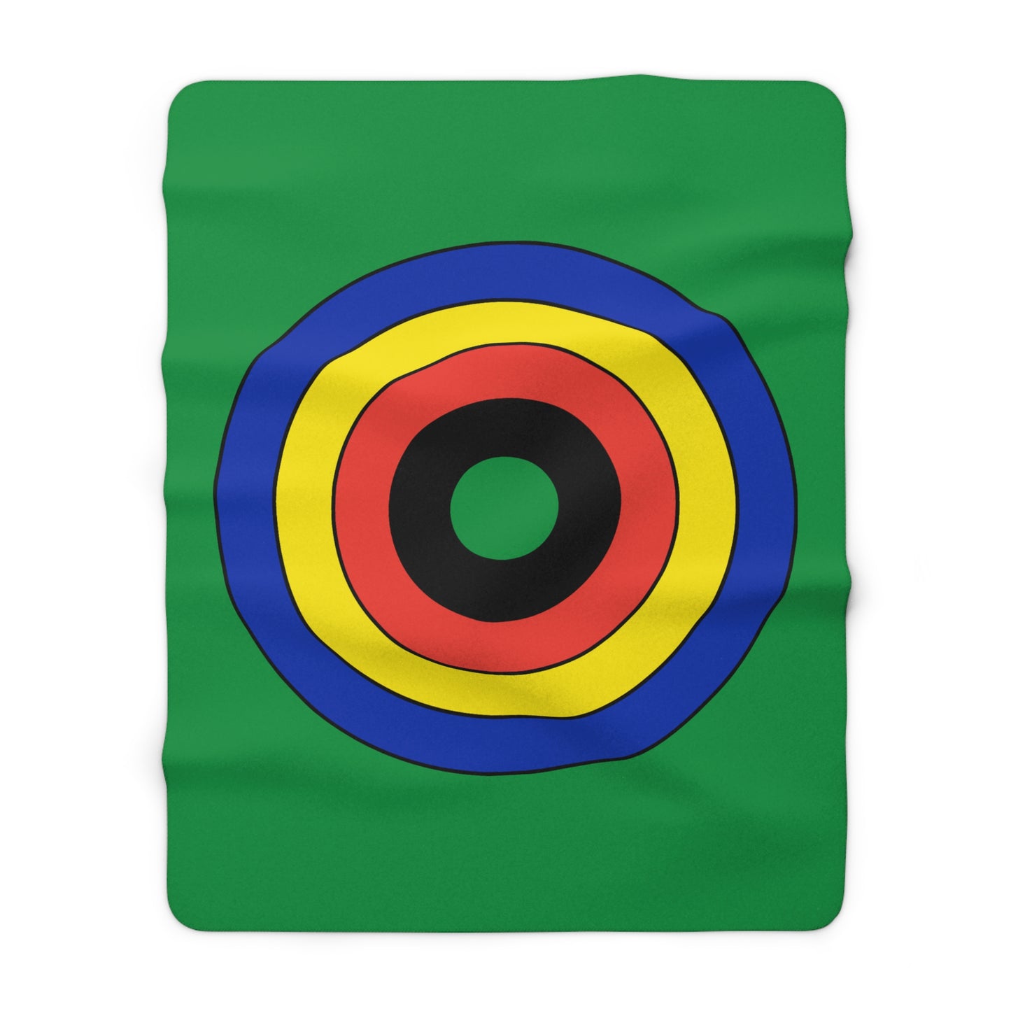 New Caledonia Retro Target Blanket Throw