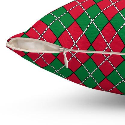 Maldives Retro Argyle Cushion Pillow