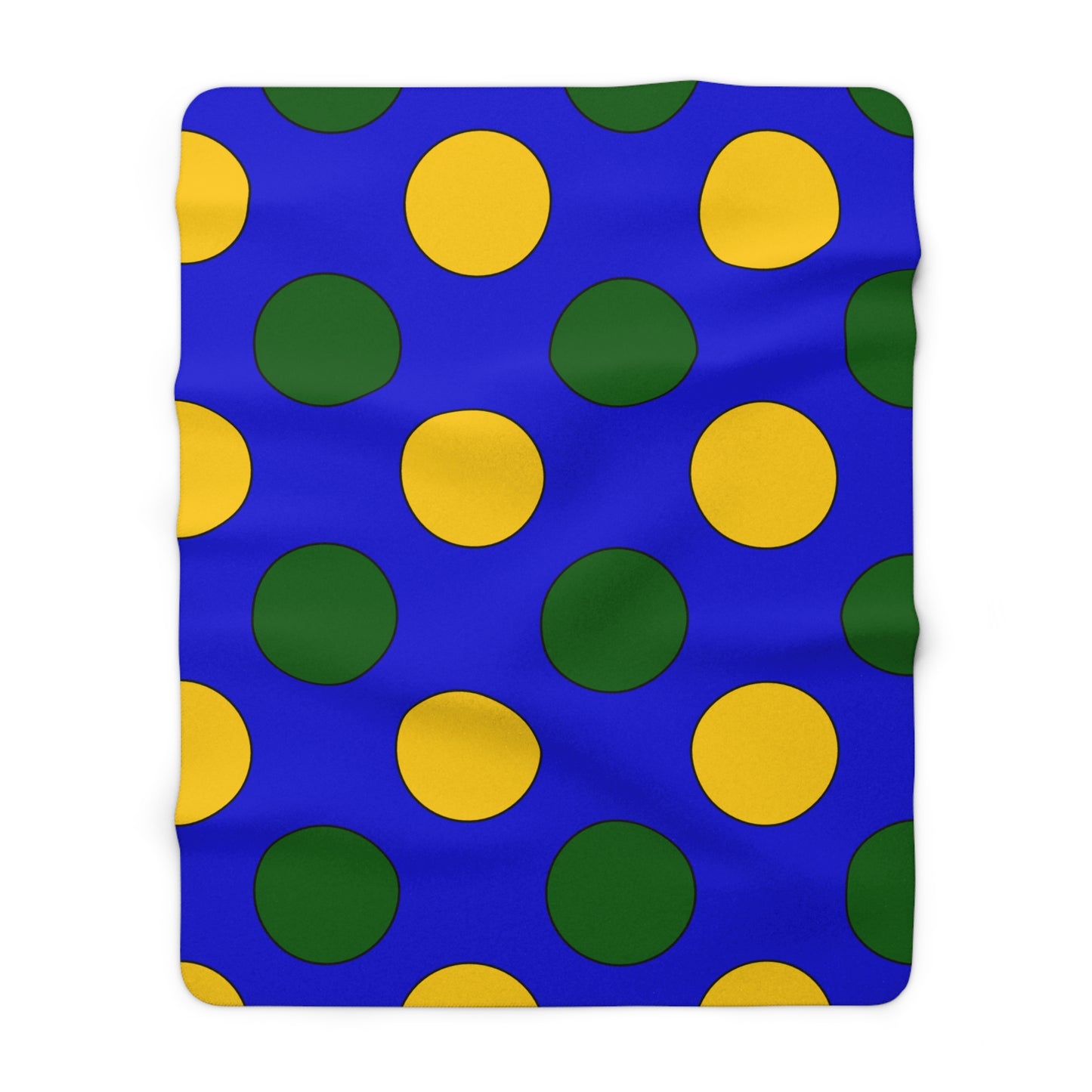 Solomon Islands Retro Polka Dots Blanket Throw