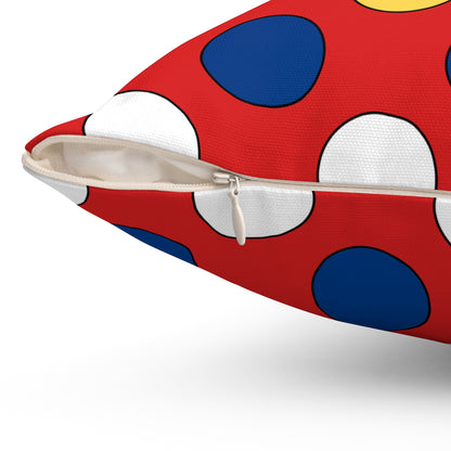 Seychelles Retro Polka Dots Cushion Pillow