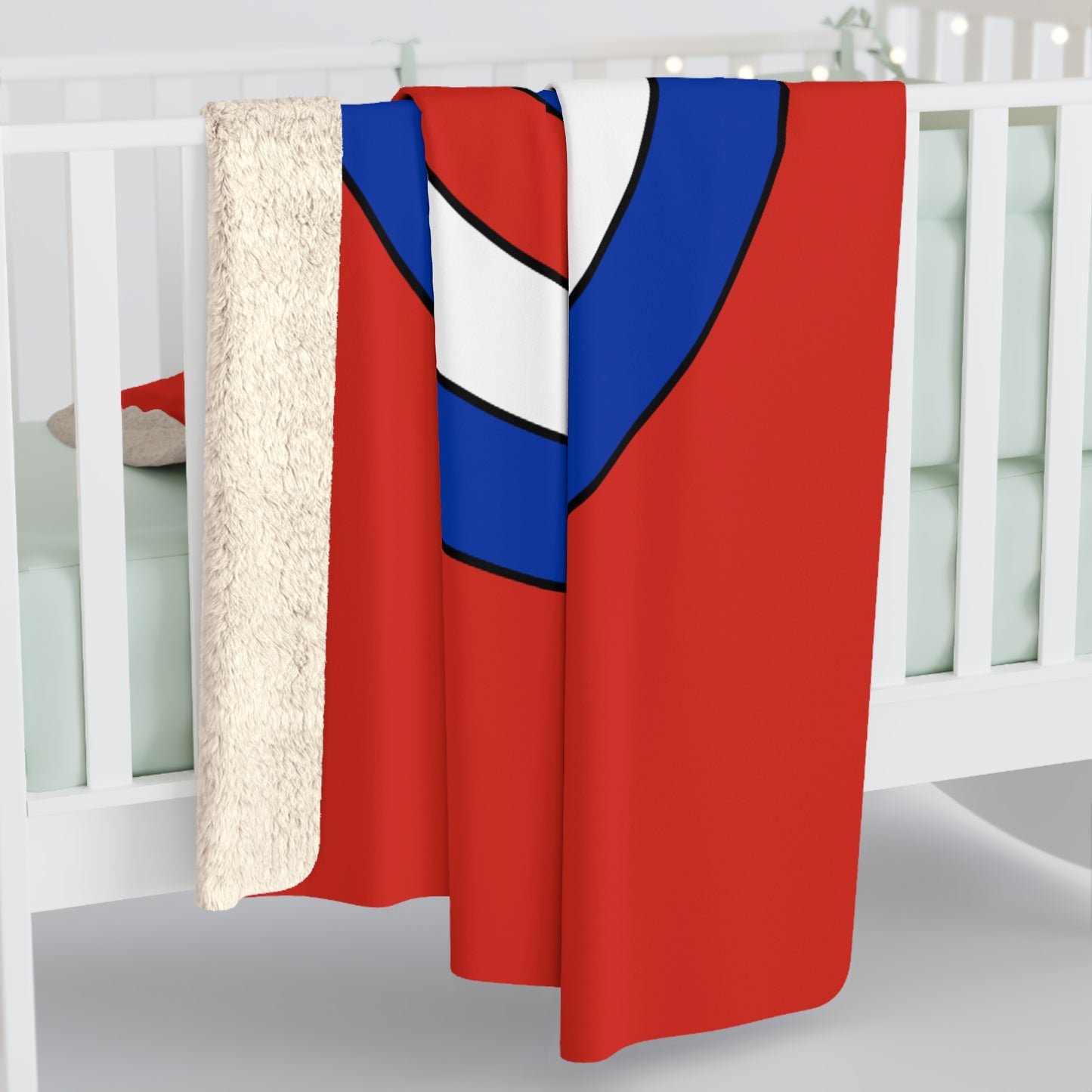 Paraguay Retro Target Blanket Throw