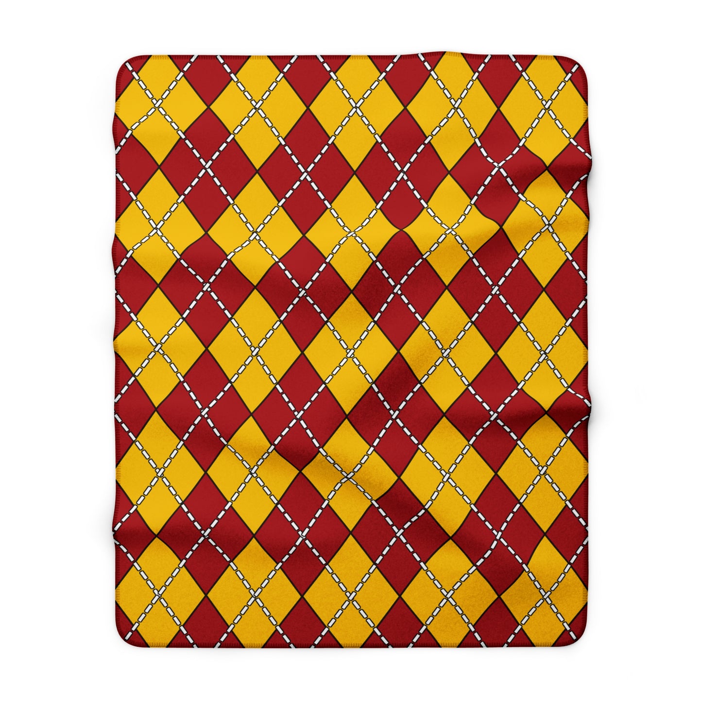 Spain Retro Argyle Blanket Throw