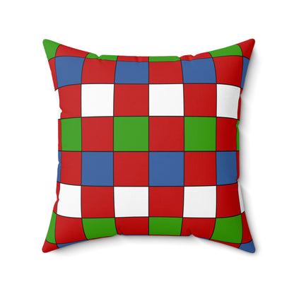 Namibia Retro Check Cushion Pillow