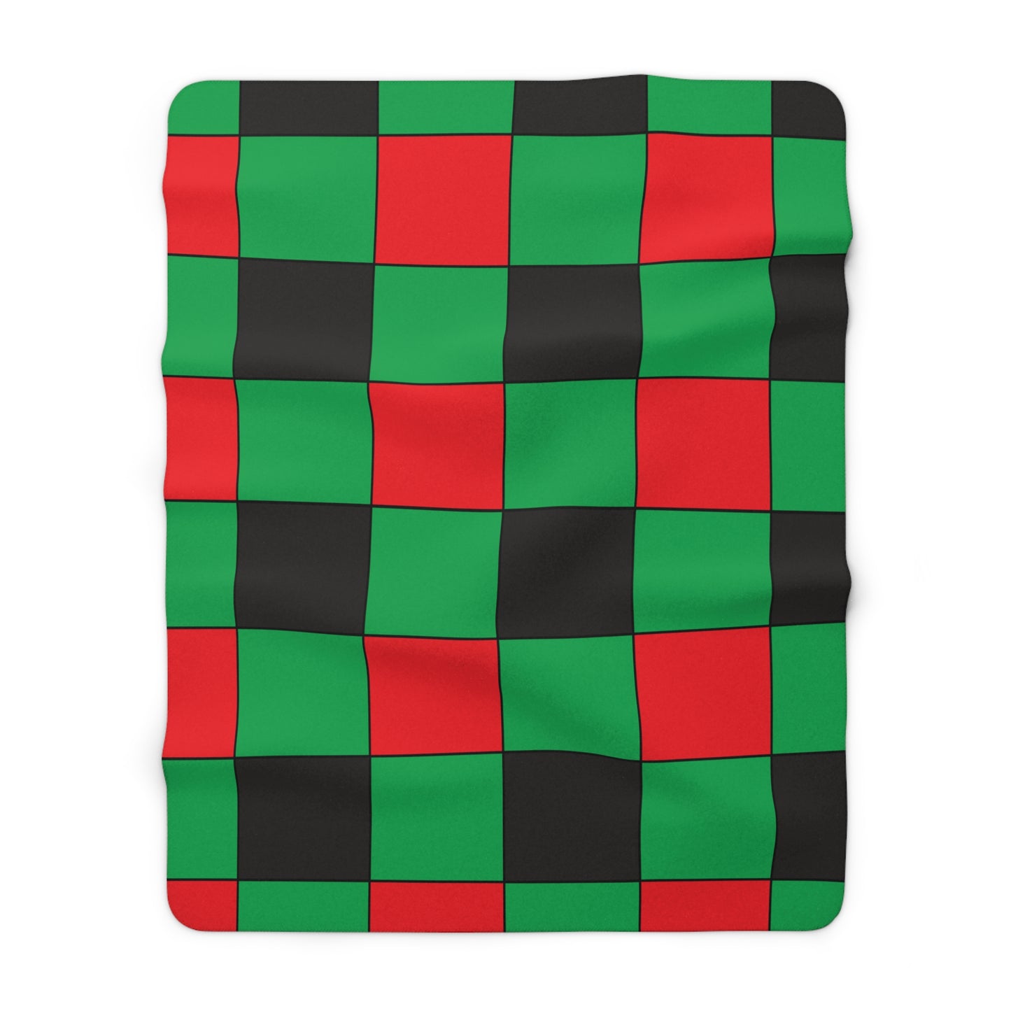 Martinique Retro Check Blanket Throw