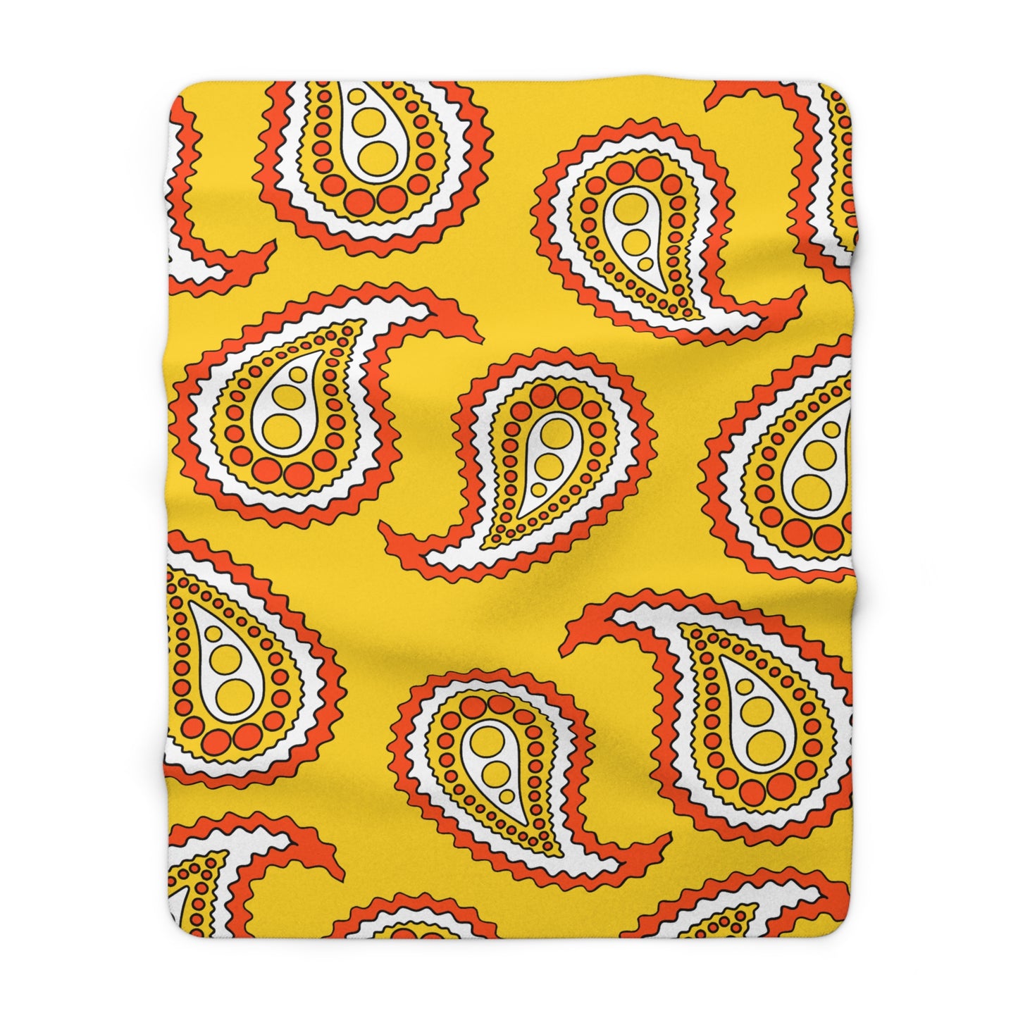 Bhutan Retro Paisley Blanket Throw