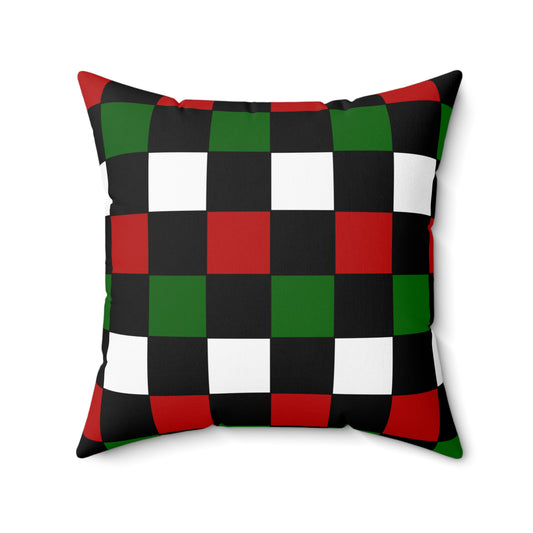 Kenya Retro Check Cushion Pillow