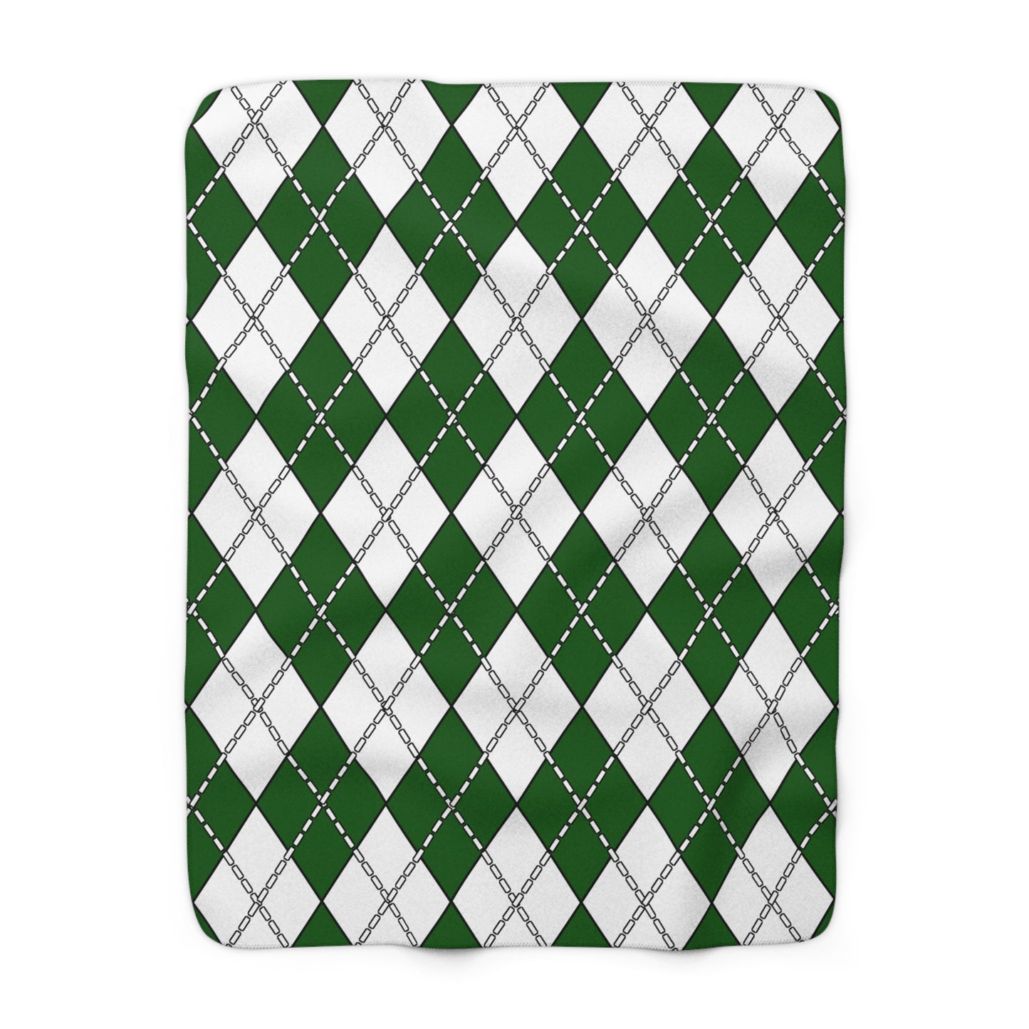 Pakistan Retro Argyle Blanket Throw