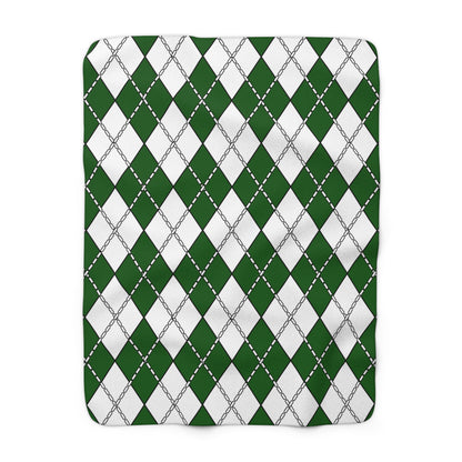 Pakistan Retro Argyle Blanket Throw