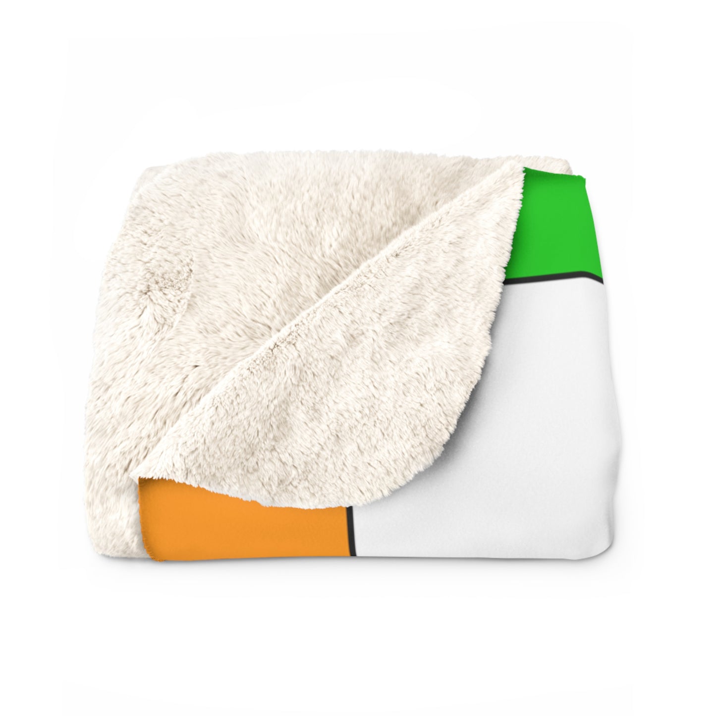 Cote Divoire Retro Check Blanket Throw