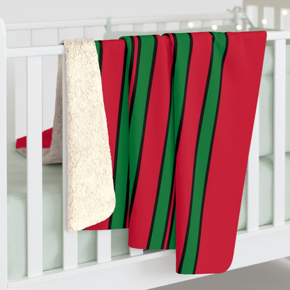 Maldives Retro Stripes Blanket Throw