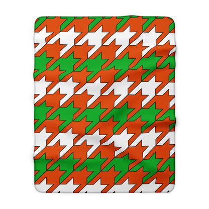 Niger Retro Houndstooth Blanket Throw