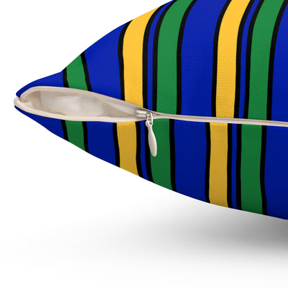 Christmas Island Retro Stripes Cushion Pillow