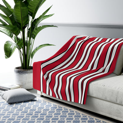 Denmark Retro Stripes Blanket Throw