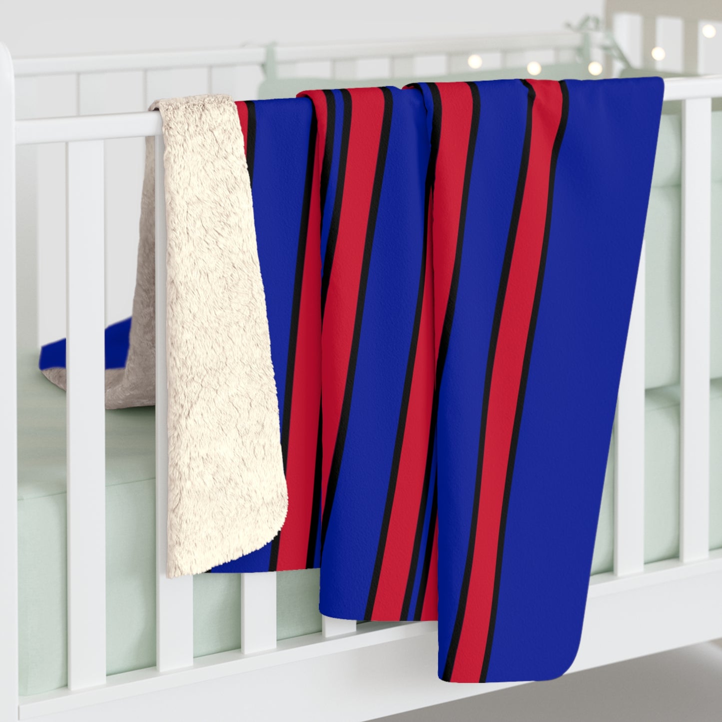 Haiti Retro Stripes Blanket Throw