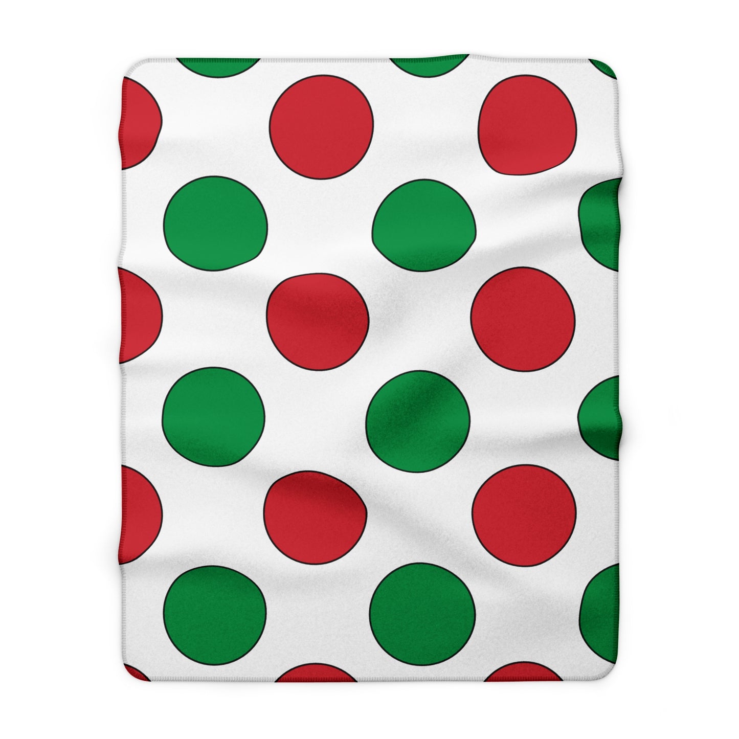 Italy Retro Polka Dots Blanket Throw