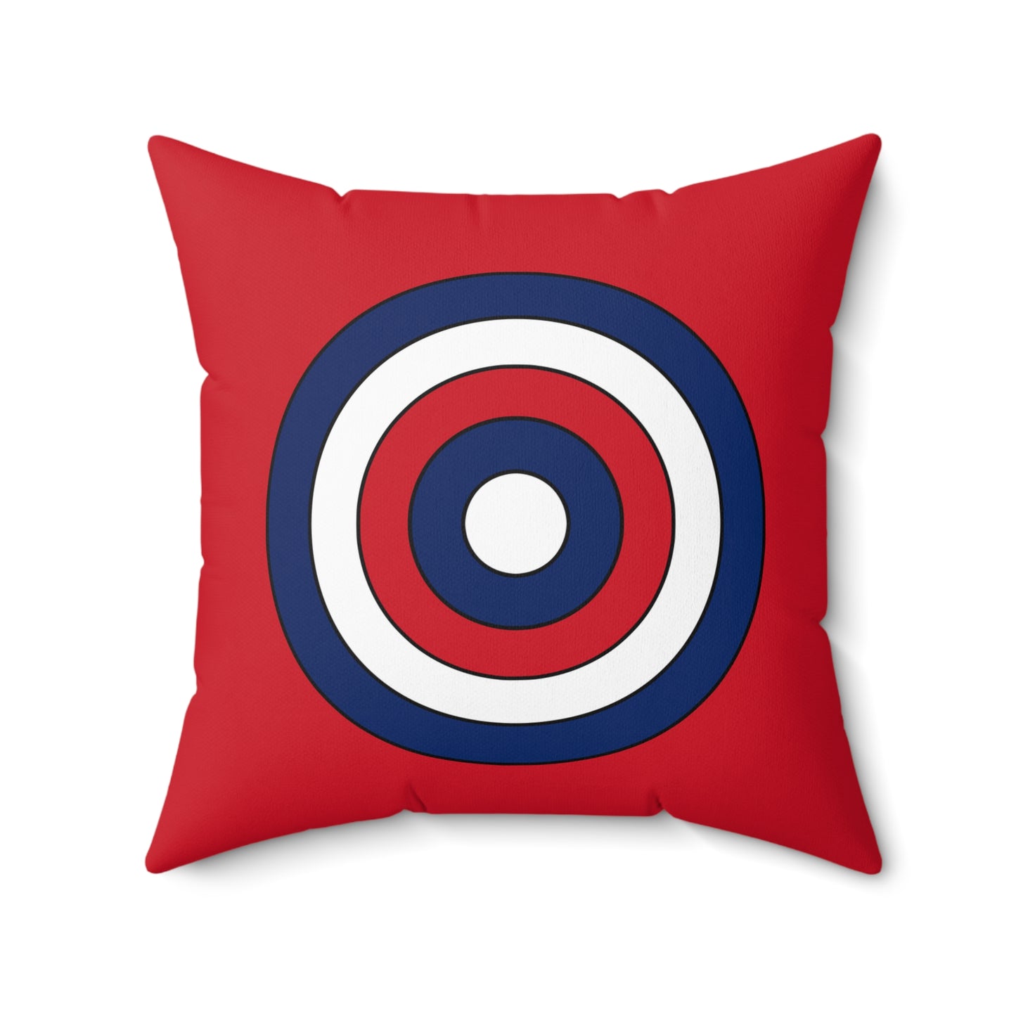 Lao Peoples Democratic Republic Retro Target Cushion Pillow