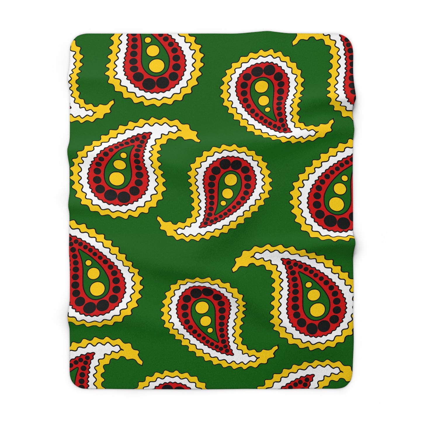 Zimbabwe Retro Paisley Blanket Throw