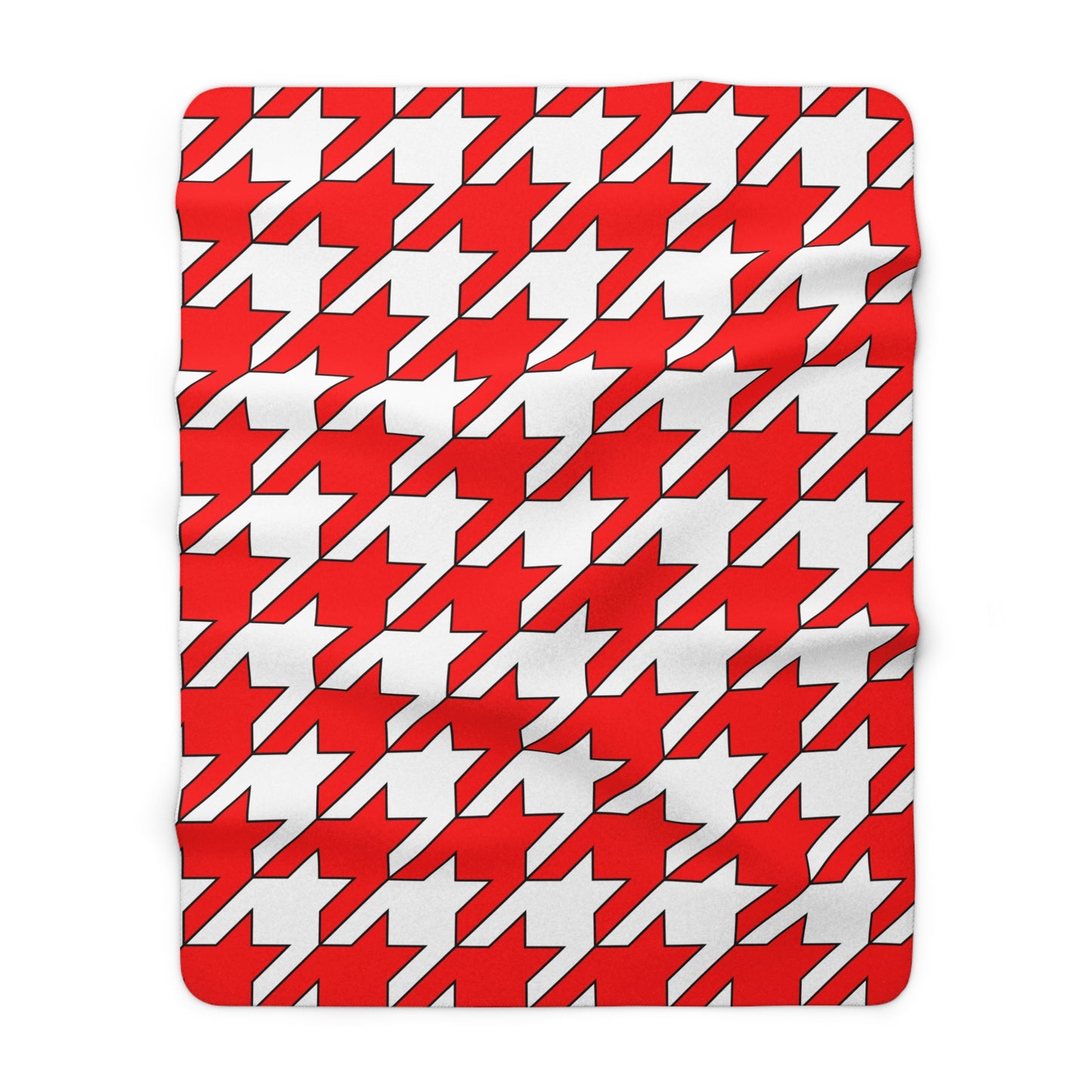 Georgia Retro Houndstooth Blanket Throw