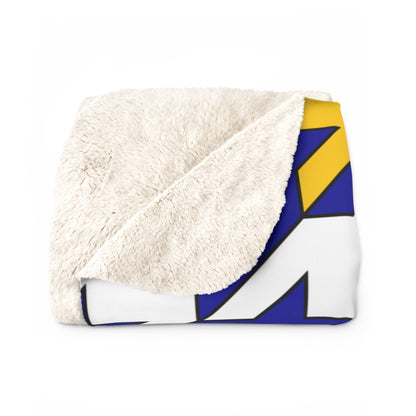 Bosnia And Herzegovina Retro Houndstooth Blanket Throw