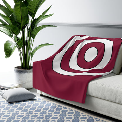 Qatar Retro Target Blanket Throw