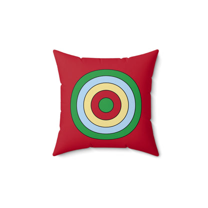 Eritrea Retro Target Cushion Pillow