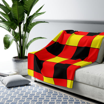 Angola Retro Check Blanket Throw