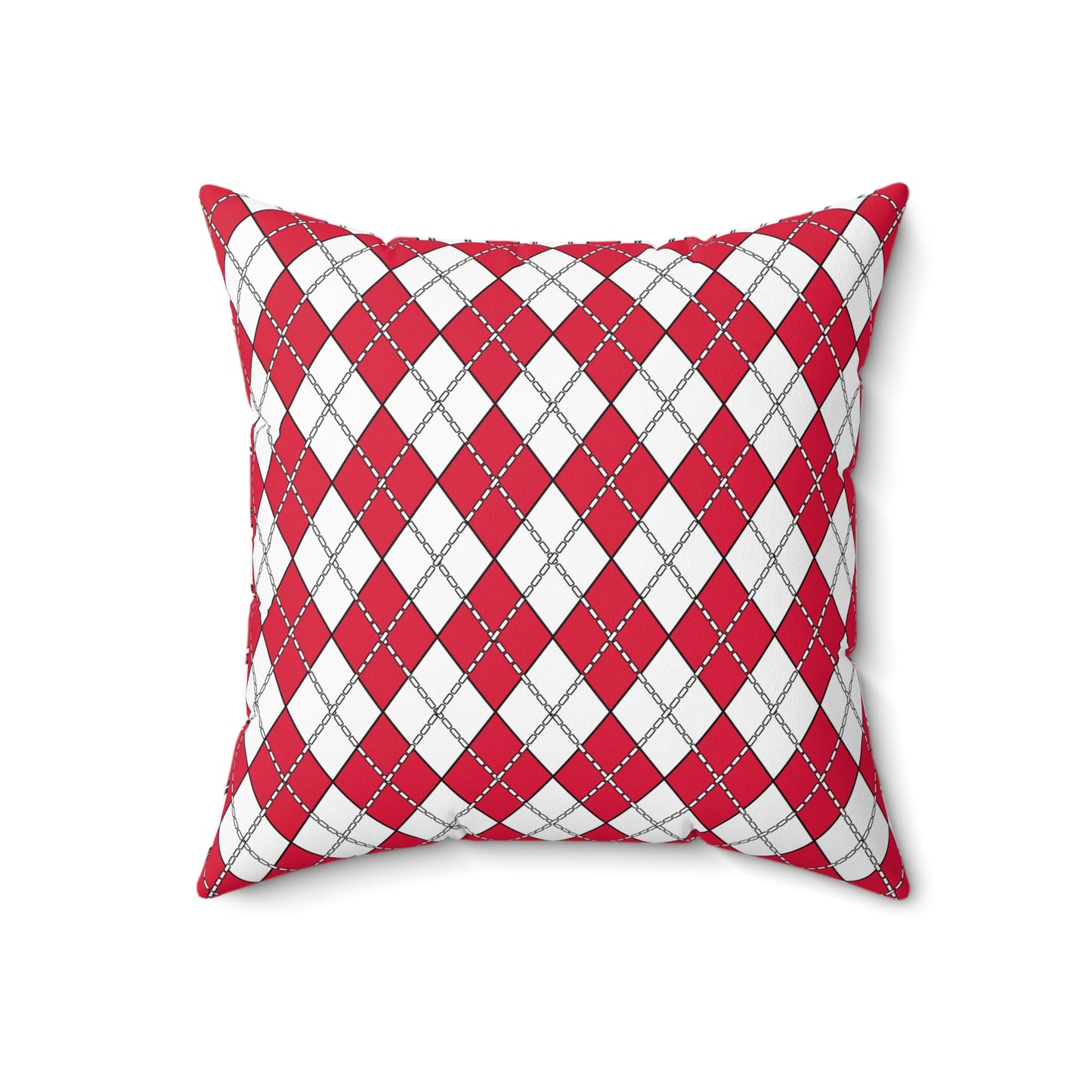 Poland Retro Argyle Cushion Pillow