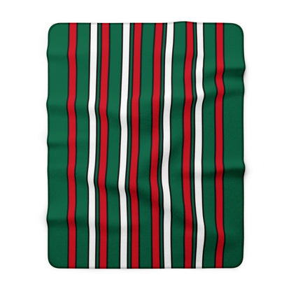 Mexico Retro Stripes Blanket Throw