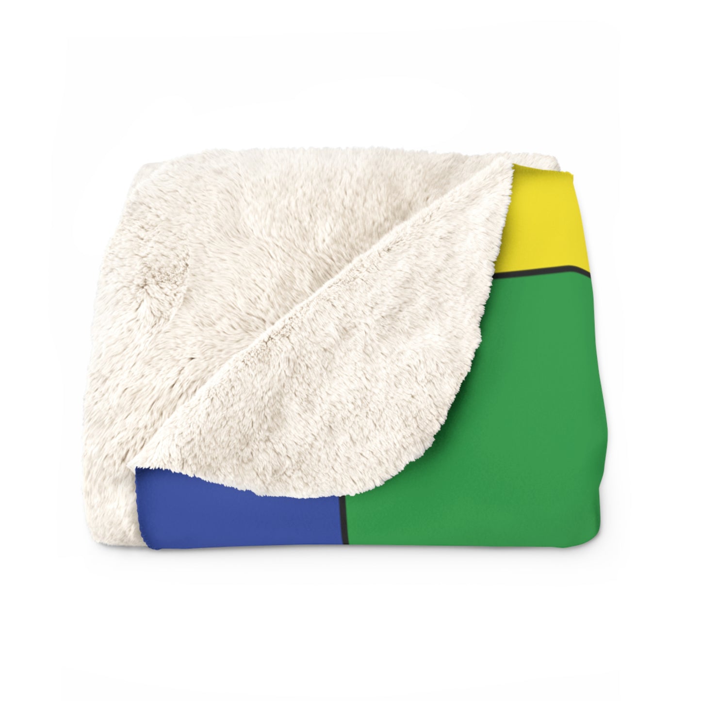 Brazil Retro Check Blanket Throw