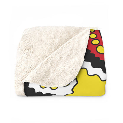 Brunei Darussalam Retro Paisley Blanket Throw