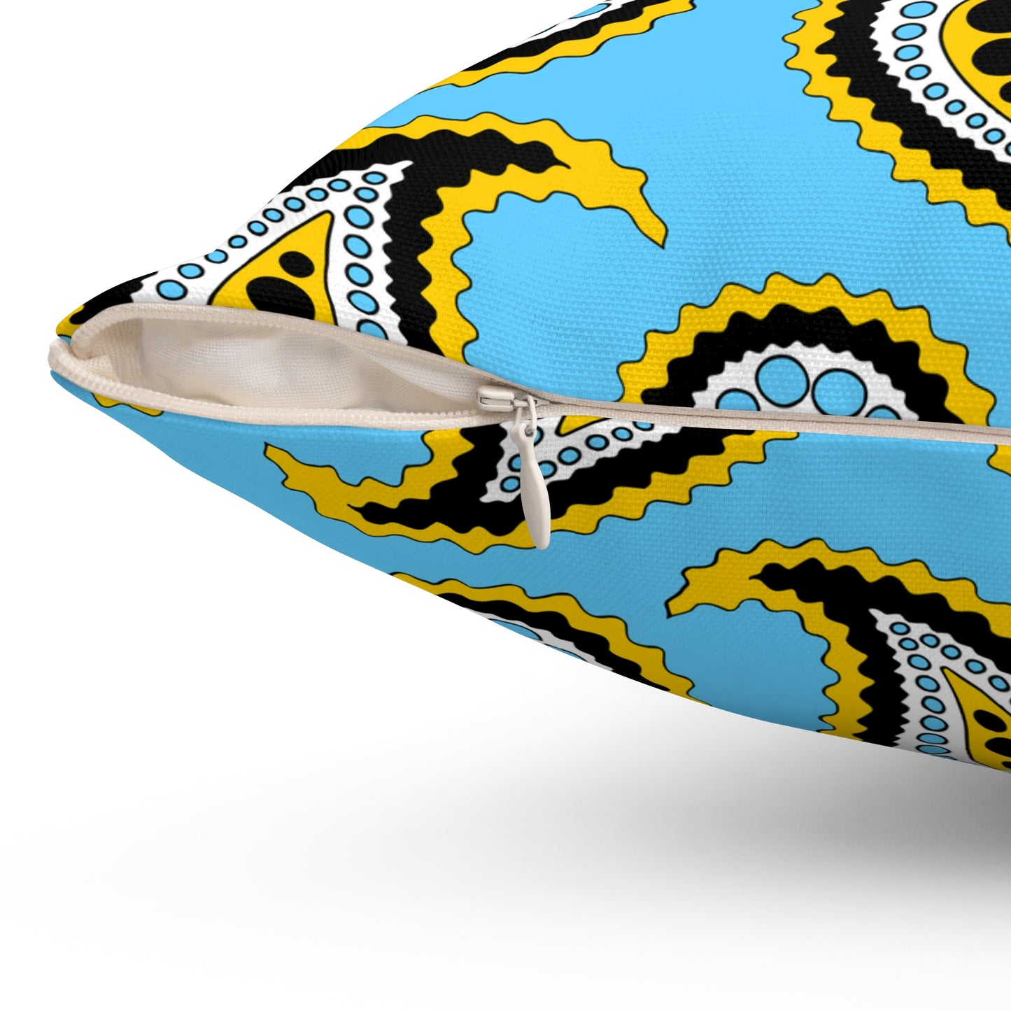 Saint Lucia Retro Paisley Cushion Pillow