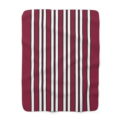 Qatar Retro Stripes Blanket Throw