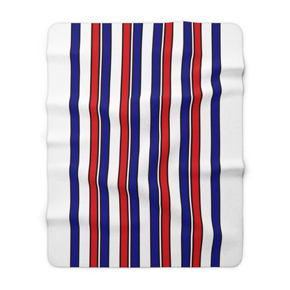 Saint Martin Retro Stripes Blanket Throw