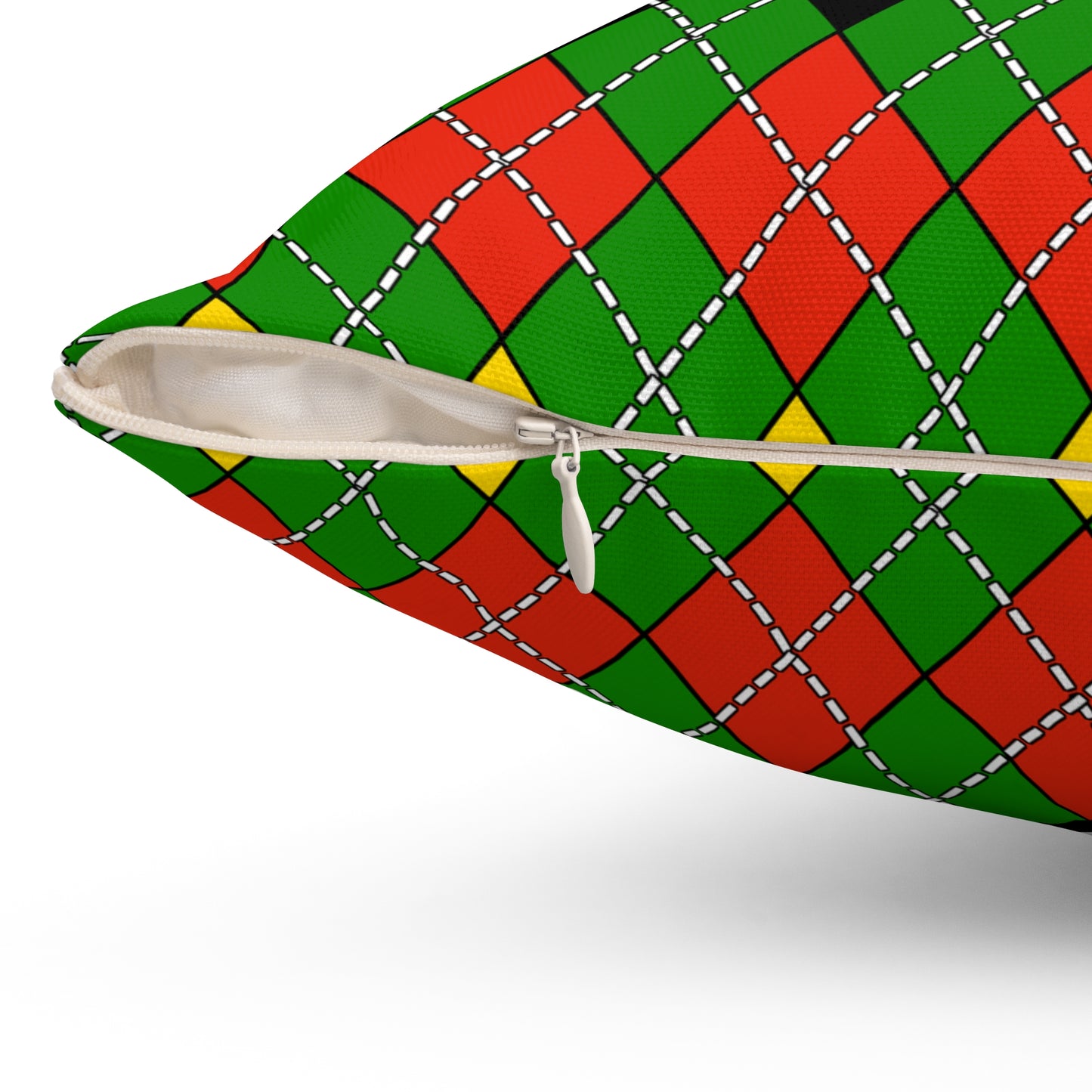 Dominica Retro Argyle Cushion Pillow