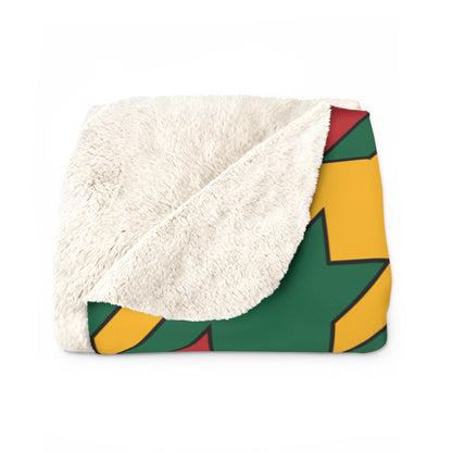 Lithuania Retro Houndstooth Blanket Throw