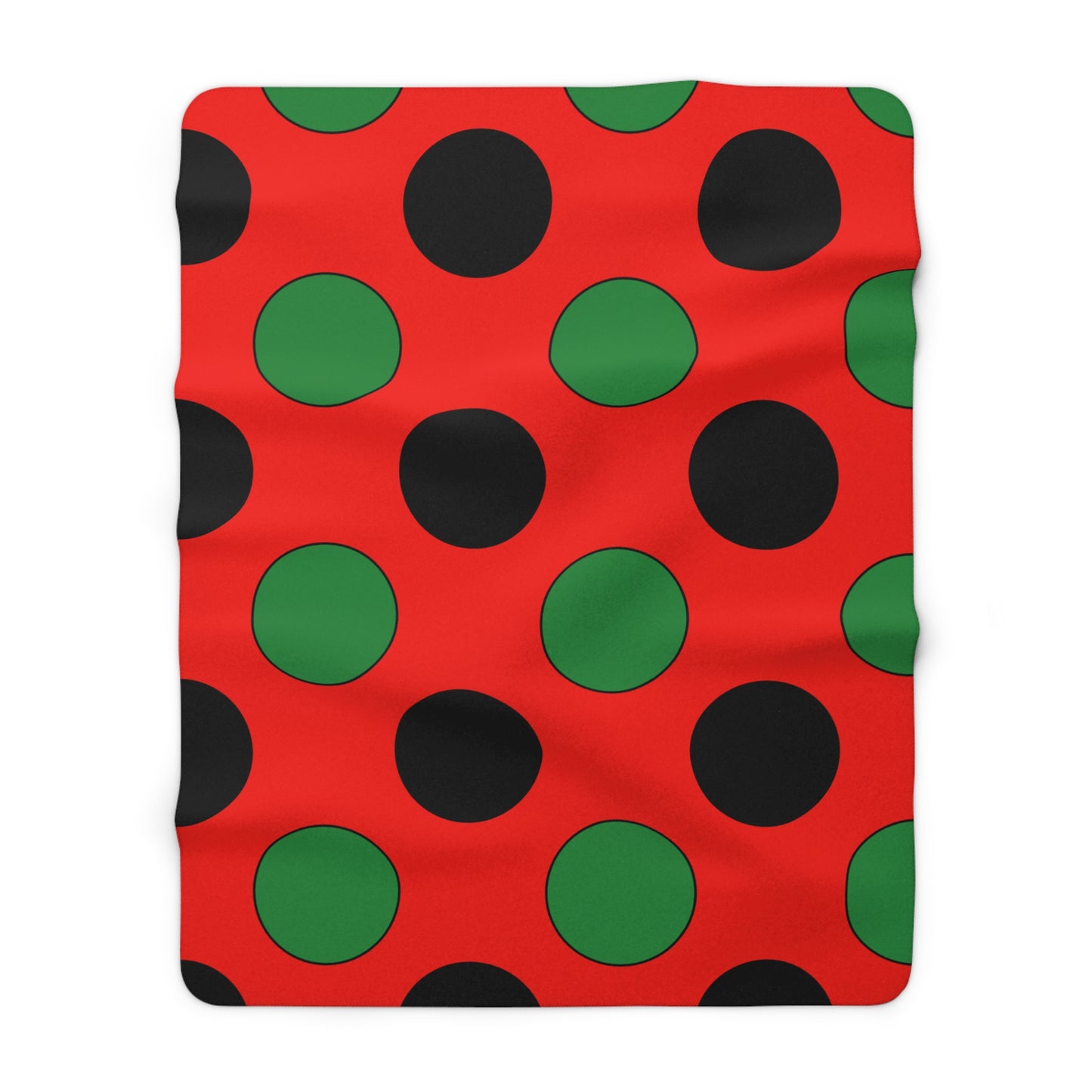 Malawi Retro Polka Dots Blanket Throw