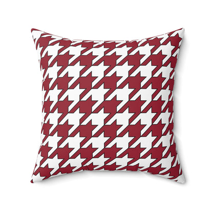 Latvia Retro Houndstooth Cushion Pillow