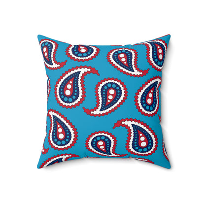 Tuvalu Retro Paisley Cushion Pillow